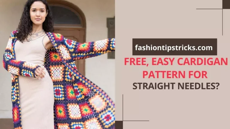 Free, easy cardigan pattern for straight needles?
