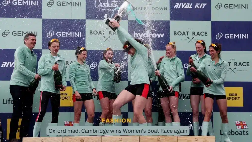 Oxford mad, Cambridge wins Women's Boat Race again.