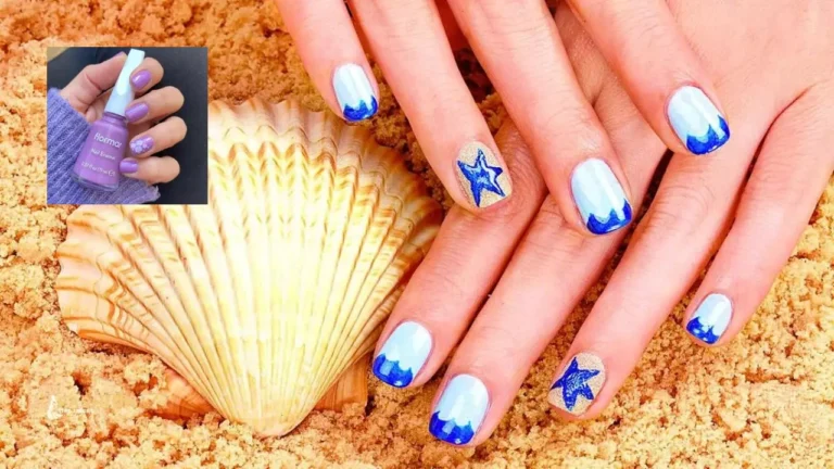50+ Simple beach nail designs 2024 / 2025.