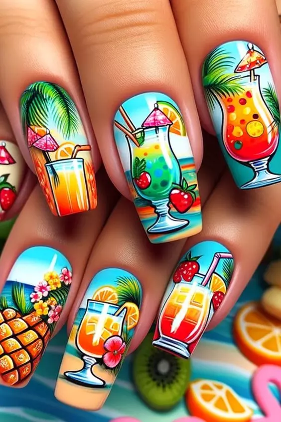 Need to protect your nail art from beach elements?