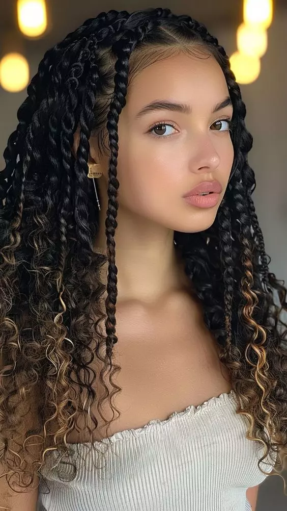How can wire be incorporated into goddess braids for a unique style?