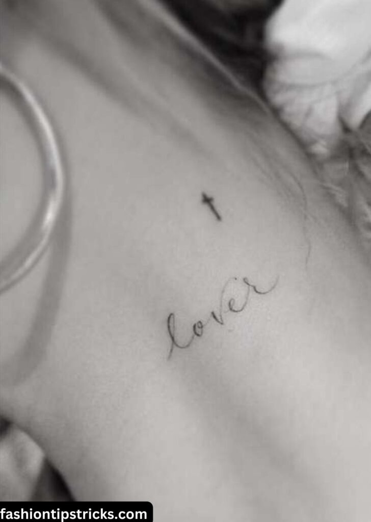 Hailey Bieber's Romantic Ink: The 'Lover' Tattoo