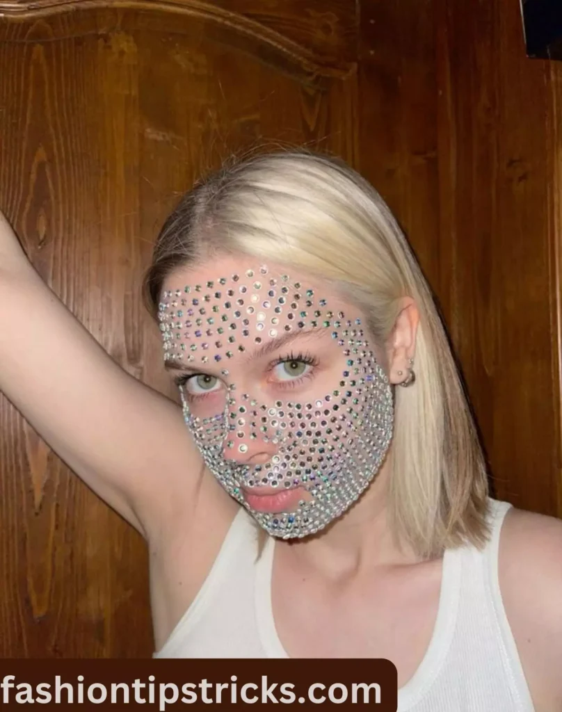 Rhinestone Mask