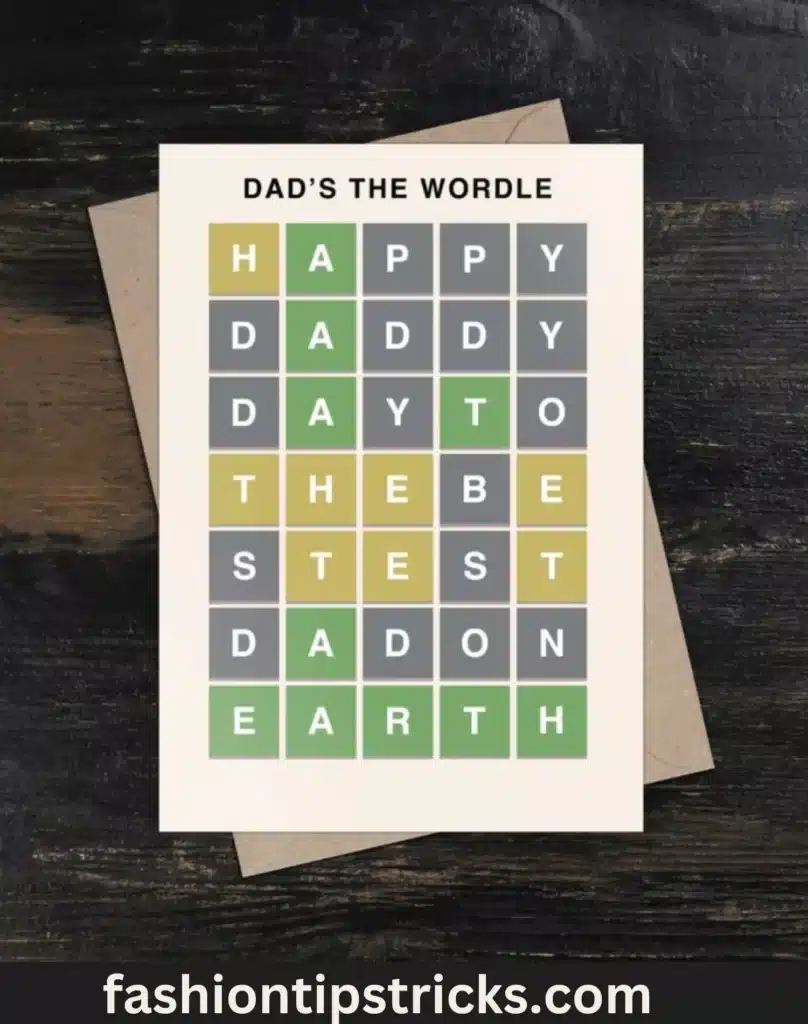 Dad's the Wordle