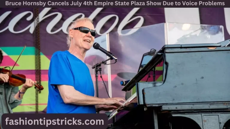 Bruce Hornsby Cancels July 4th Empire State Plaza Show Due to Voice Problems