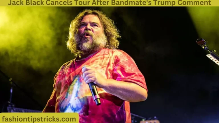 Jack Black Cancels Tour After Bandmate's Trump Comment