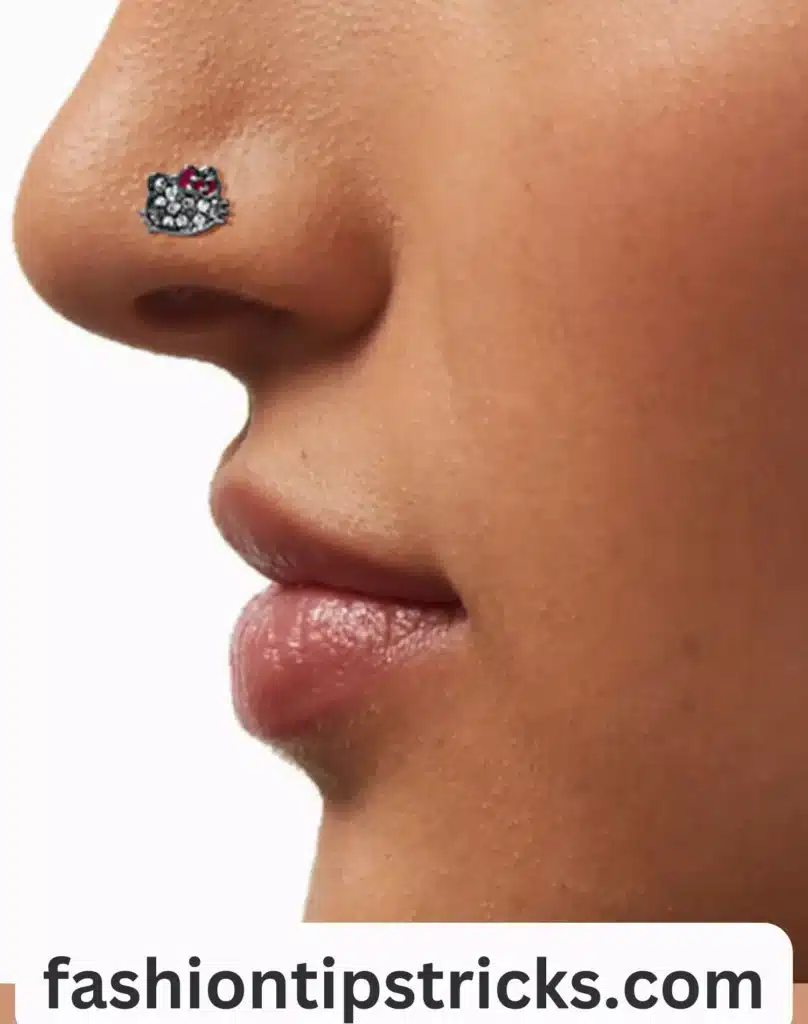 Hello Kitty Nostril Piercing