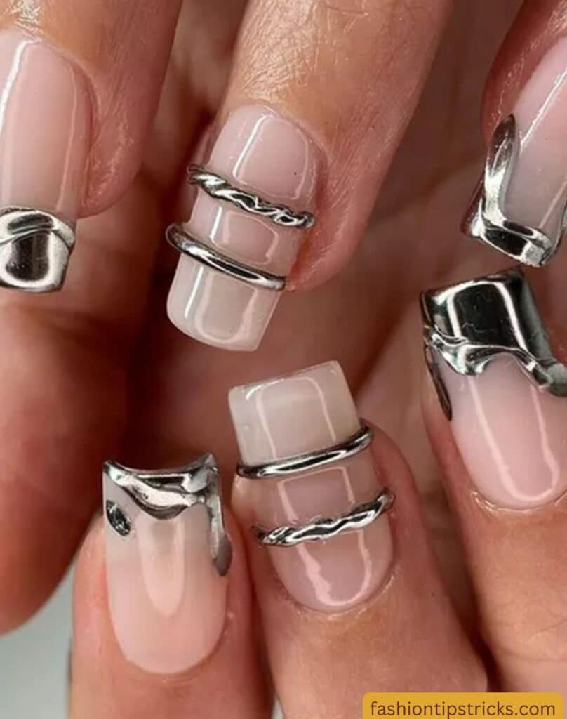 Silver Magnetic Chrome with Bows