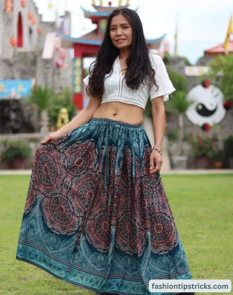 Bohemian Style with a Maxi Skirt