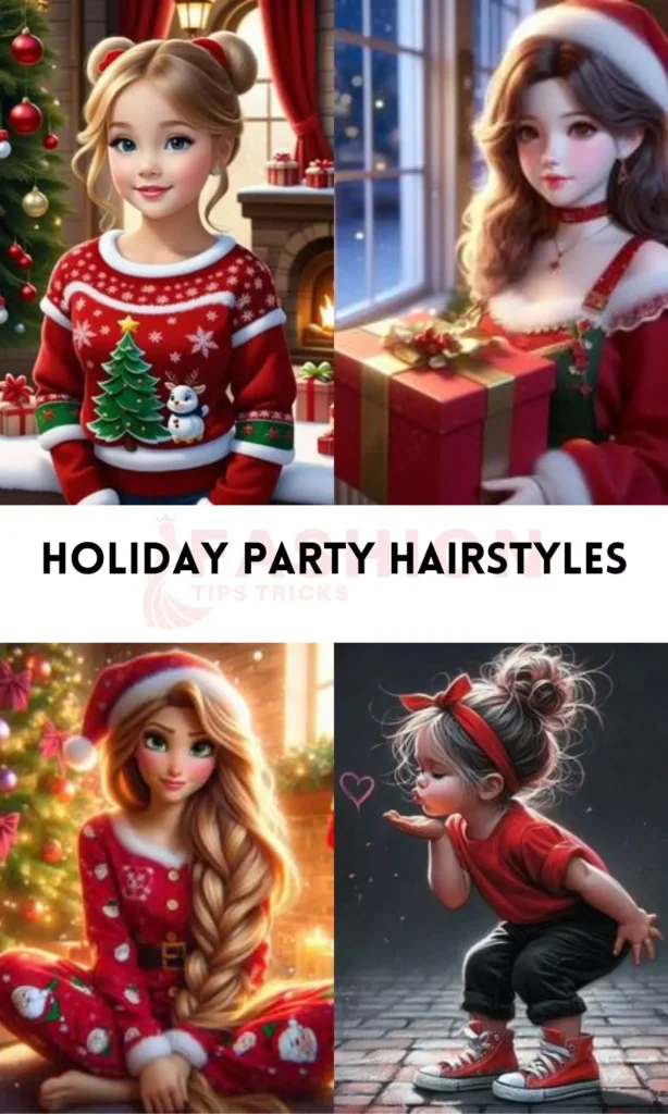 Christmas Hairstyles For Children