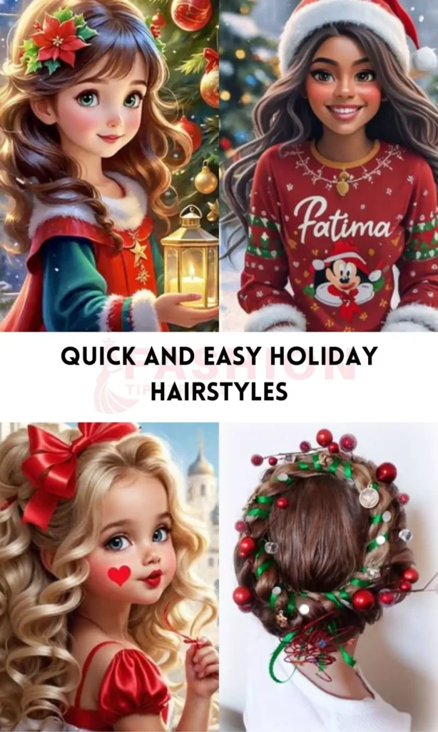 Christmas Hairstyles For Children