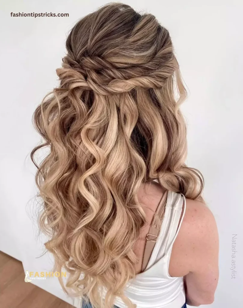 Effortless Half Up Hair