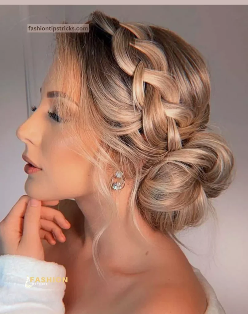 Elegant Homecoming Updo