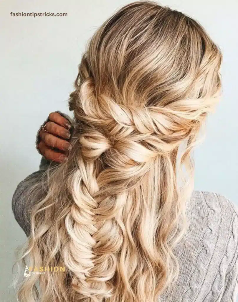 Braided Half-Up Hairstyle