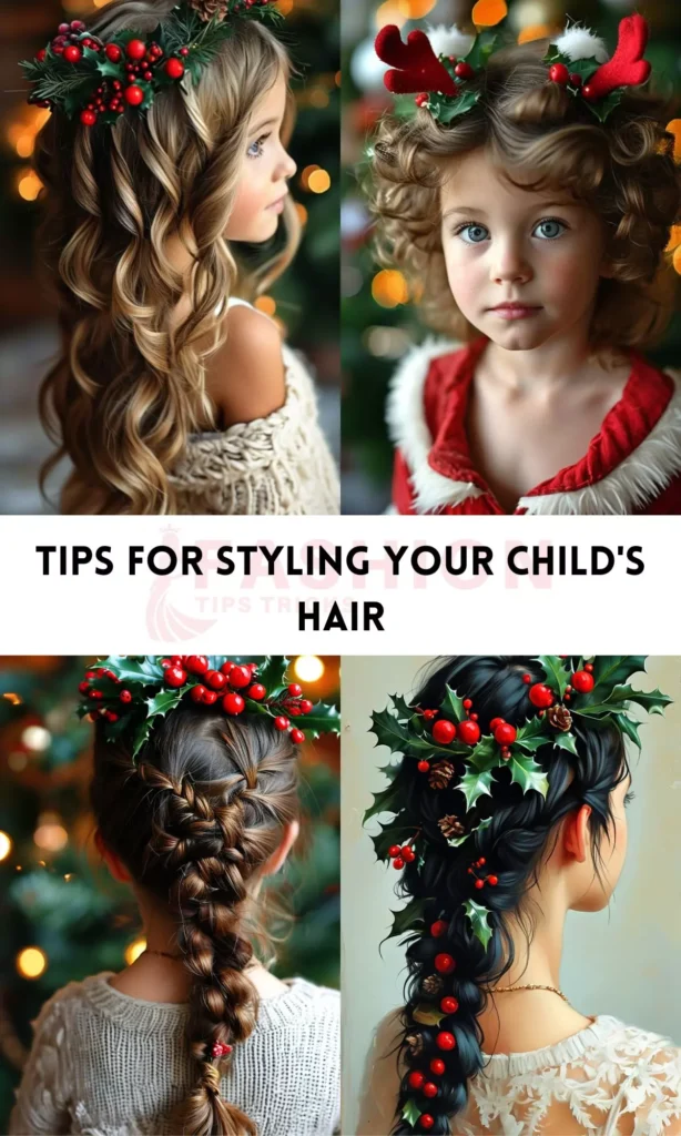 Christmas Hairstyles For Children