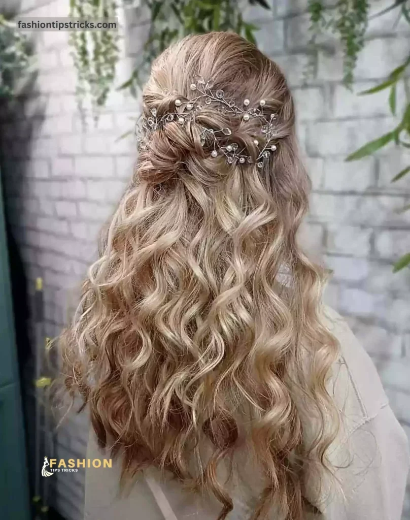 Curly Girl Updo for Homecoming