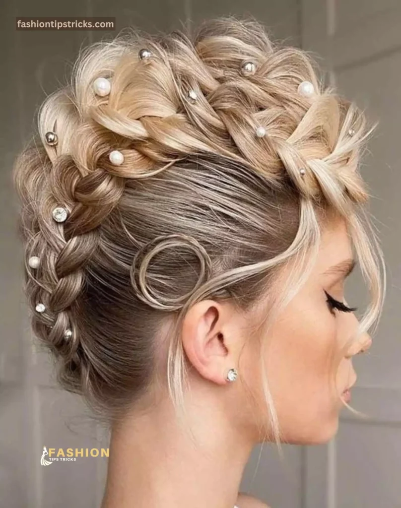 Easy Chignon for Homecoming