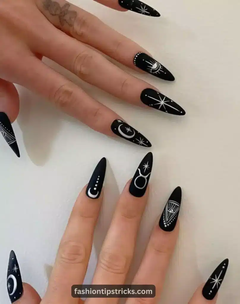 Dark Nail Art Ideas