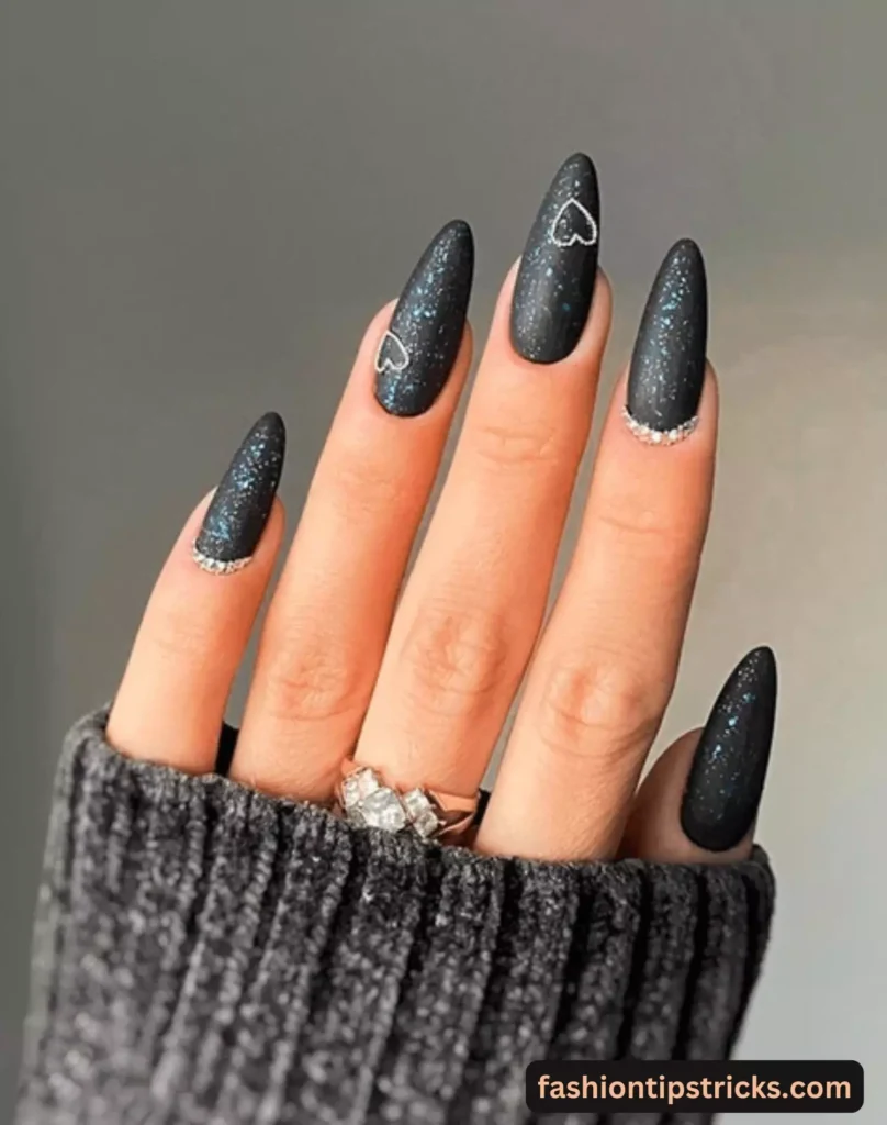 Textured Dark Nails