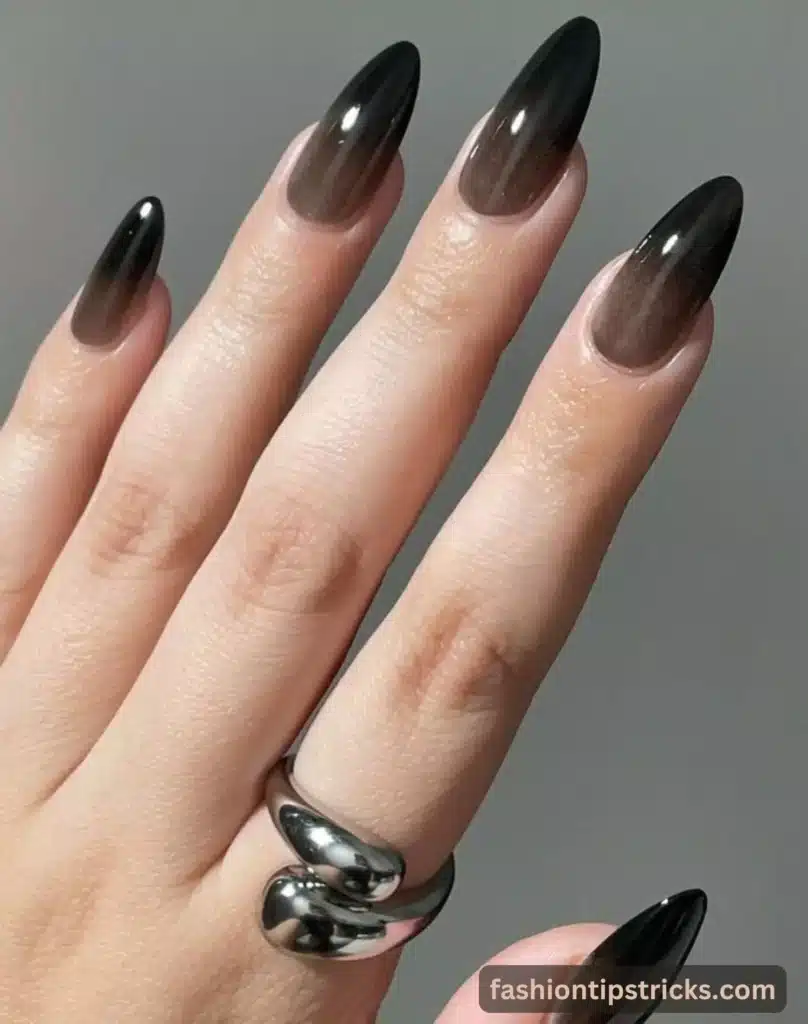 Ombre Dark Nails