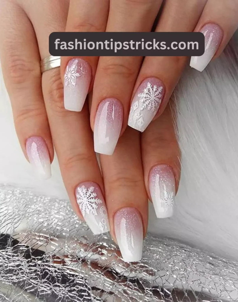 Snowflake Nail Art