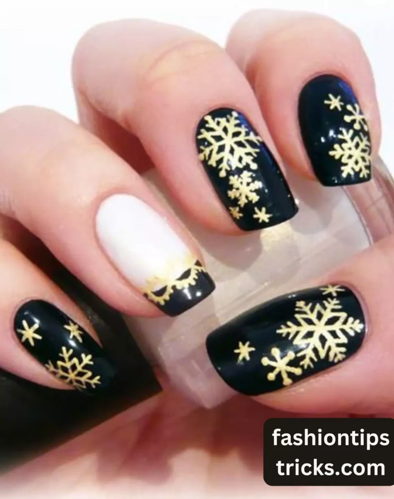 Nail Art with Christmas Quotes