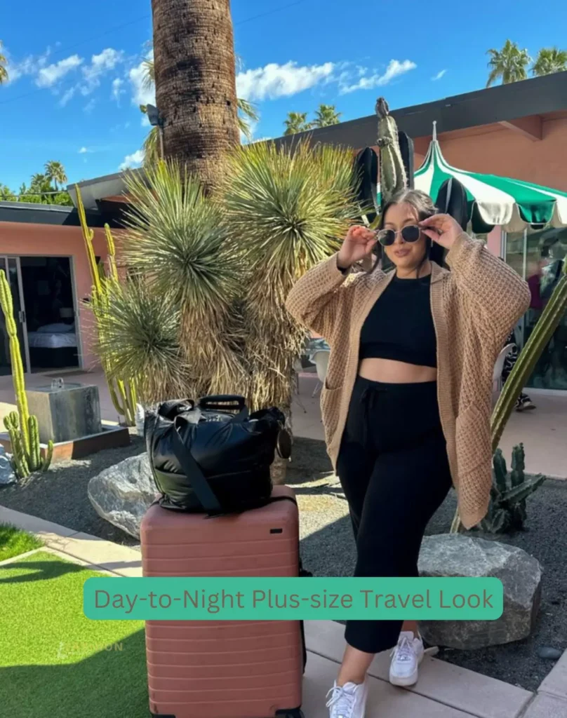 Day-to-Night Plus-size Travel Look