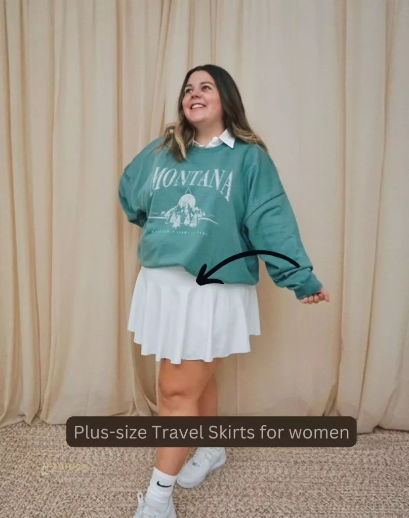 Plus-size Travel Skirts for women