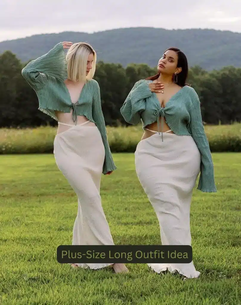 Plus-Size Long Outfit Idea