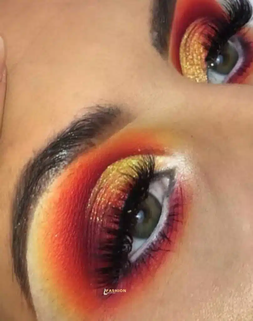 Rainbow Eye Makeup