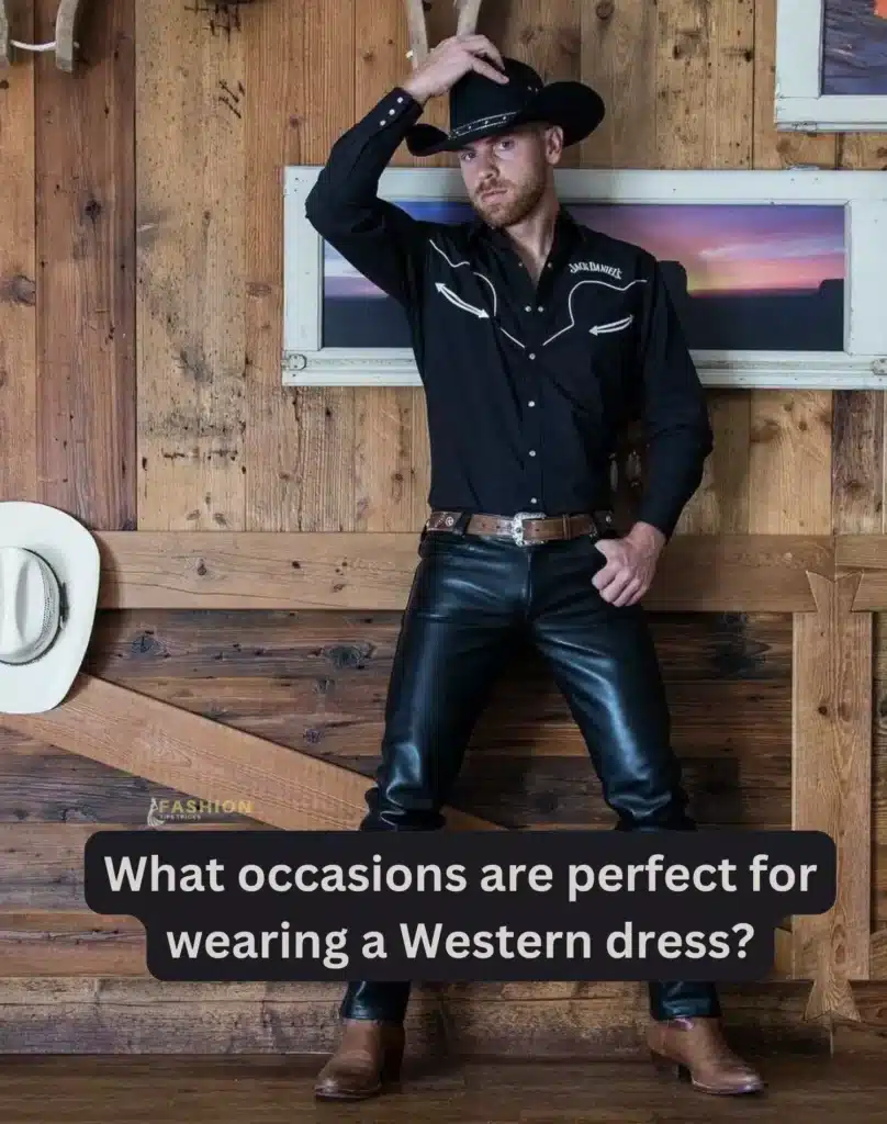 What occasions are perfect for wearing a Western dress?