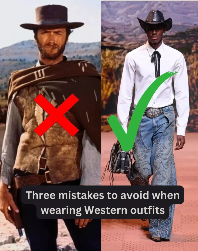 Three mistakes to avoid when wearing Western outfits