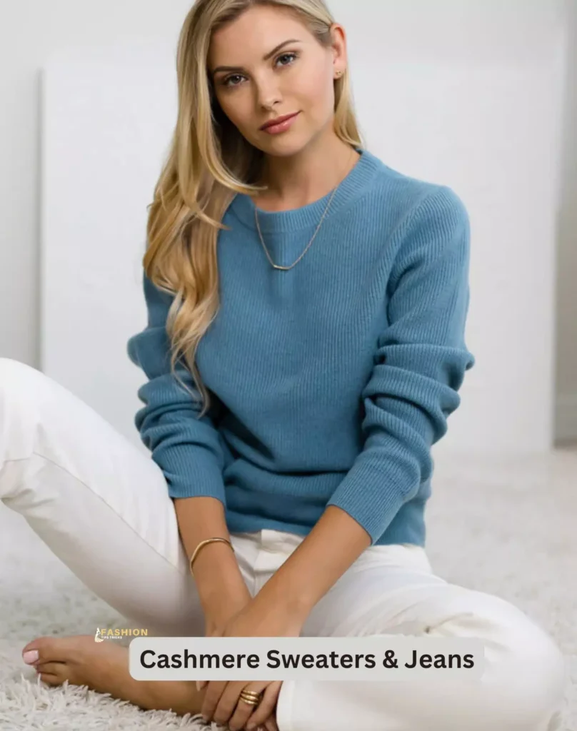 Cashmere Sweaters & Jeans