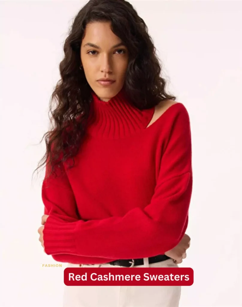 Red Cashmere Sweaters