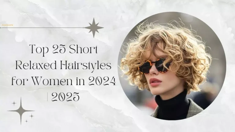 Top 25 Short Relaxed Hairstyles for Women in 2024 | 2025