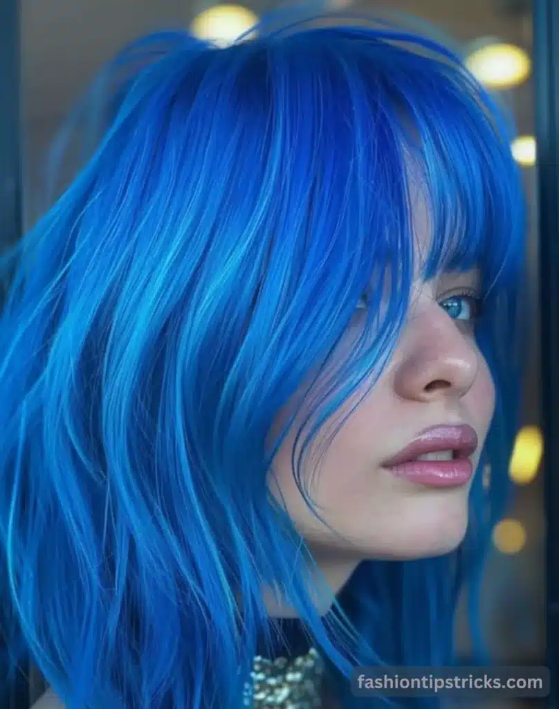 Celeb Blue Hair Inspo