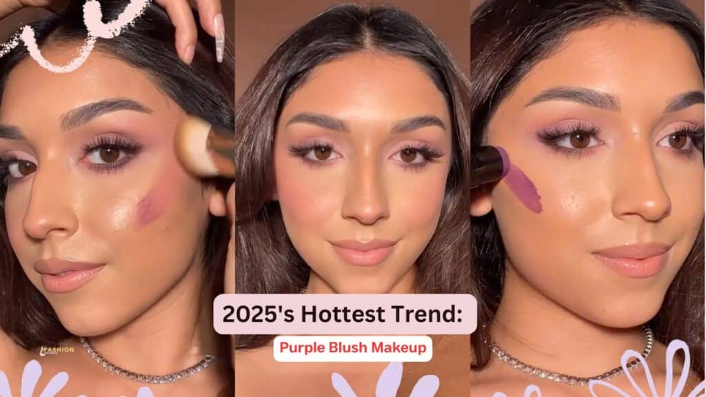 2025's Hottest Trend: Purple Blush Makeup